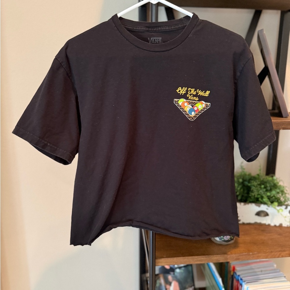 Vans Medium Black Tee with Colorful Graphic